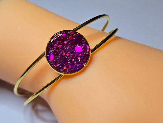 Pink Resin Bracelet