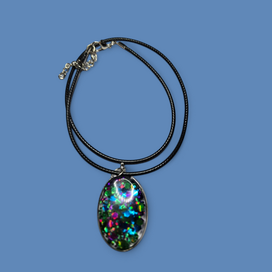 Resin Pendant Necklace