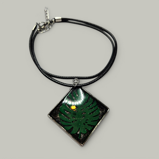 Resin Pendant Necklace