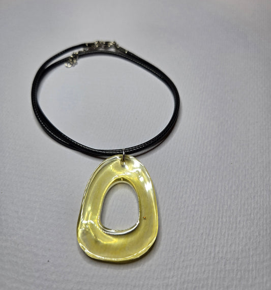 Resin Pendant Necklace