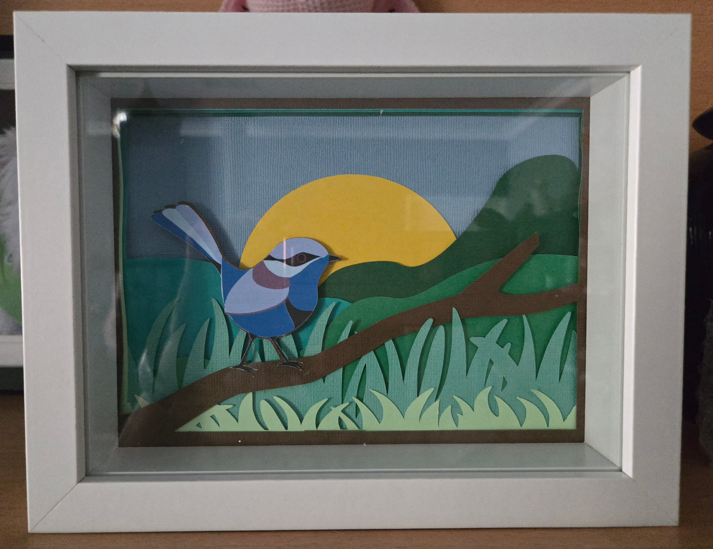 Fairy Wren Shadow Box