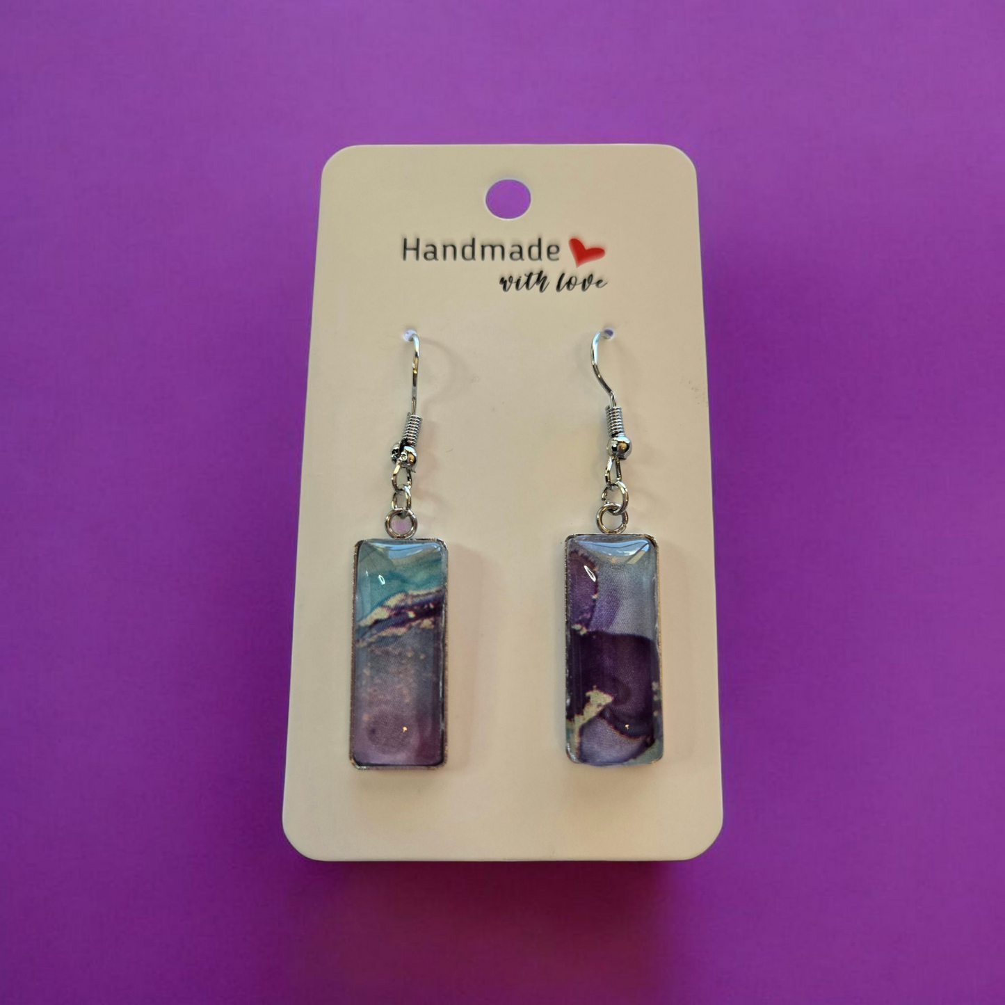 Resin Drop Earrings