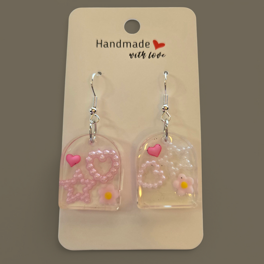 Resin Drop Earrings